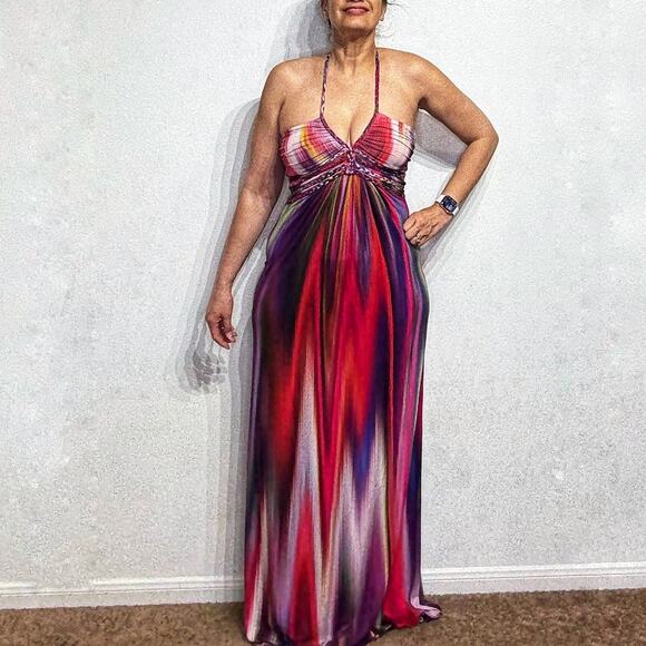 Sky Dresses & Skirts - REVOLVE Sky Purple Jolima Braided Halter Maxi Dress Sz M